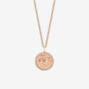 Scorpio Zodiac Medallion with Diamond Frame