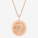 Scorpio Zodiac Medallion with Diamond Frame