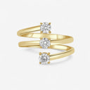 Three Stone Wrap Ring