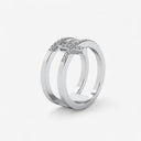 Double Sideways Cross Ring