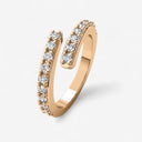 Open Diamond Wrap Ring