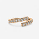 Open Diamond Wrap Ring