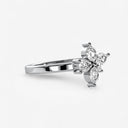 Marquise and Pear Shaped Diamond Butterfly Ring