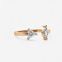 Marquise and Trillion Open Mixed Cuff Ring
