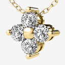 Diamond Flower Pendant Necklace