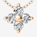 Diamond Flower Pendant Necklace