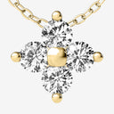 Diamond Flower Pendant Necklace