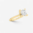 Asscher Petite Solitaire Engagement Ring