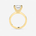 Asscher Petite Solitaire Engagement Ring