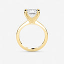 Asscher Petite Solitaire Engagement Ring