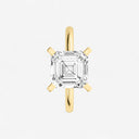 Asscher Petite Solitaire Engagement Ring