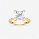 Cushion Petite Solitaire Engagement Ring