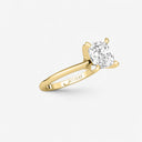 Cushion Petite Solitaire Engagement Ring