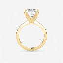 Emerald Petite Solitaire Engagement Ring