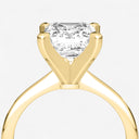 Emerald Petite Solitaire Engagement Ring