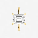 Emerald Petite Solitaire Engagement Ring