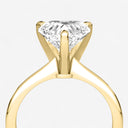 Heart Petite Solitaire Engagement Ring