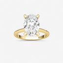 Oval Petite Solitaire Engagement Ring