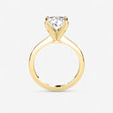 Oval Petite Solitaire Engagement Ring