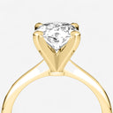 Oval Petite Solitaire Engagement Ring