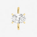 Oval Petite Solitaire Engagement Ring