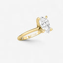 Pear Petite Solitaire Engagement Ring