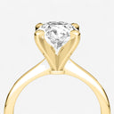 Pear Petite Solitaire Engagement Ring