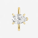 Pear Petite Solitaire Engagement Ring
