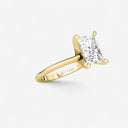 Radiant Petite Solitaire Engagement Ring