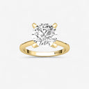 Round Petite Solitaire Engagement Ring