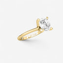 Round Petite Solitaire Engagement Ring