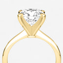 Round Petite Solitaire Engagement Ring