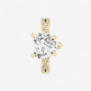 Heart Double Twist Engagement Ring