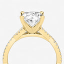Oval Double Twist Engagement Ring