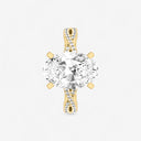 Oval Double Twist Engagement Ring