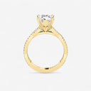 Pear Double Twist Engagement Ring