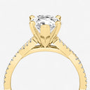 Pear Double Twist Engagement Ring