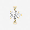 Pear Double Twist Engagement Ring