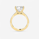 Princess Double Twist Engagement Ring