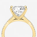 Princess Double Twist Engagement Ring