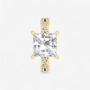 Princess Double Twist Engagement Ring