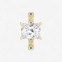 Radiant Double Twist Engagement Ring