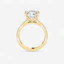 Round Double Twist Engagement Ring