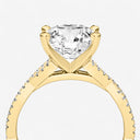 Round Double Twist Engagement Ring