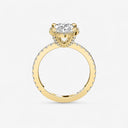 Marquise Halo Pave Engagement Ring