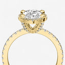 Marquise Halo Pave Engagement Ring