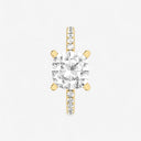 Cushion Floating Hidden Halo Engagement Ring