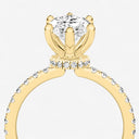 Marquise Floating Hidden Halo Engagement Ring