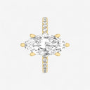 Marquise Floating Hidden Halo Engagement Ring