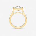 Round Bezel Set Solitaire Engagement Ring